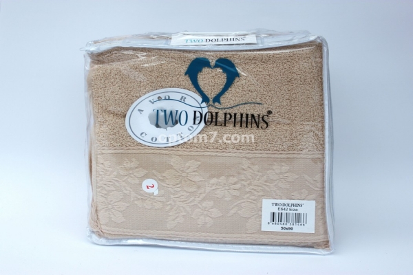 Полотенце махровое 50х90 "Two Dolphins" Eiza